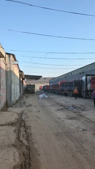 10月14号，生物有机肥排队装车