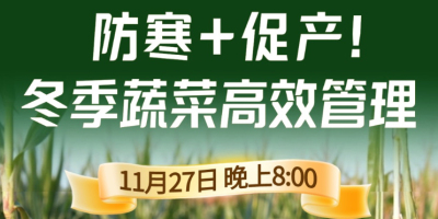 《细说农技》专家张宝林教冬季蔬菜防寒 + 促产高效管理，27 日晚 8 点！