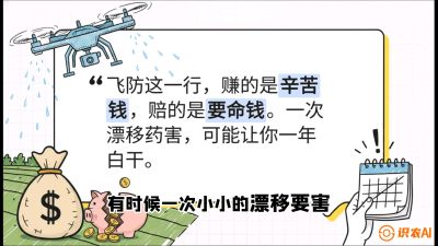 第6节：无人机干活不&ldquo;赔钱&rdquo;&mdash;&mdash;防漂移、避药害的保命红线，课程：《无人机植保搞钱必修课：从&ldquo;瞎飞&rdquo;到&ldquo;懂行&rdquo;的6步进阶》