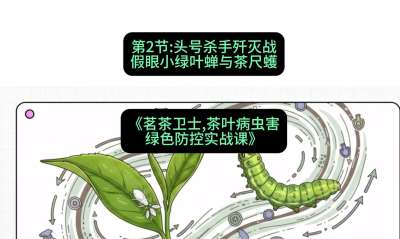 第02节：头号杀手歼灭战&mdash;&mdash;假眼小绿叶蝉与茶尺蠖，课程：《茗茶卫士&mdash;&mdash;茶叶病虫害绿色防控实战课》#识农AI