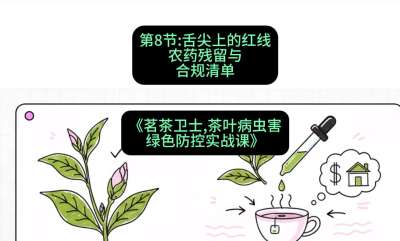 第08节：舌尖上的红线&mdash;&mdash;农药残留与合规清单，课程：《茗茶卫士&mdash;&mdash;茶叶病虫害绿色防控实战课》#识农AI